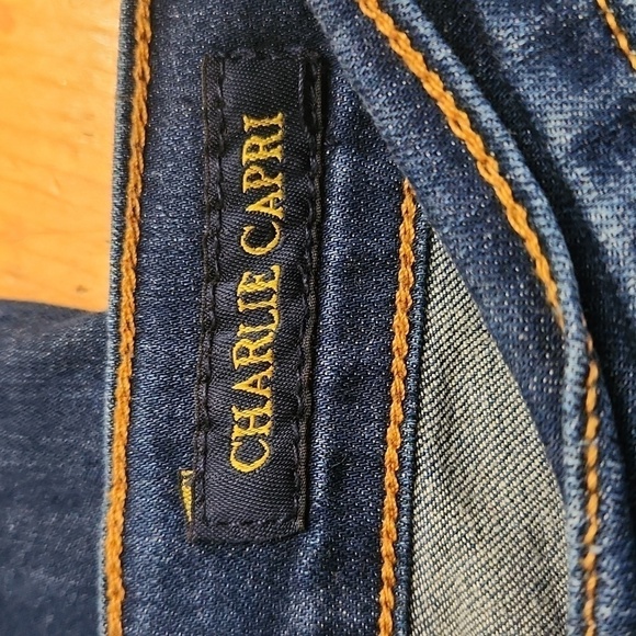 Lucky Brand 6 / 28 Charlie Capri Jeans Summer Spring Casual Dark Wash - Picture 10 of 10